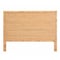 Bali & Pari Adelyn Modern Bohemian Natural Brown Rattan and Mahogany Wood King Size Headboard 235-13174-ZORO - alternate 4